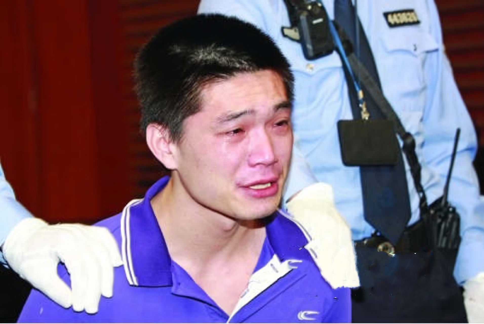 2014年,死刑犯胡某临刑前的照片.