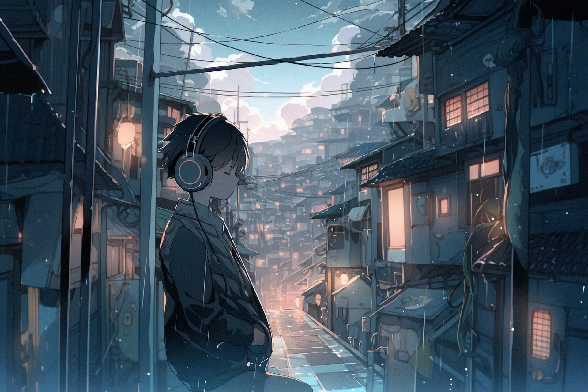 万家灯火,没有我 #动漫头像和壁纸# #图片# #ai绘画# #你的名字