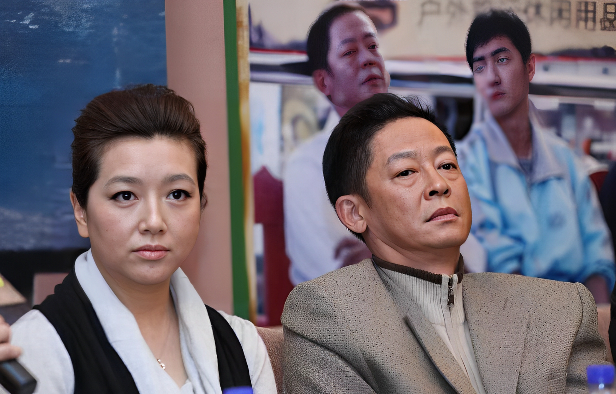 王志文和江珊有一次出去吃饭,在黄汤喝了几杯酒后,他问江珊:"我们已经