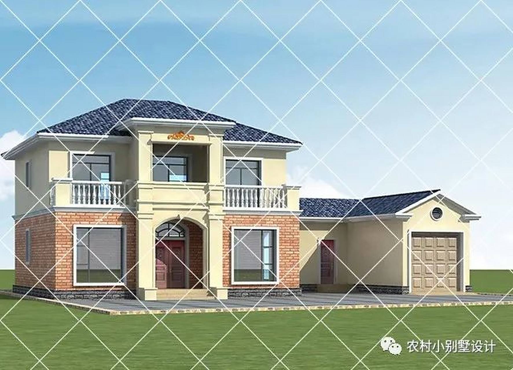 有一些业主老家宅基地呈7字型,这样的宅基地上要盖别墅,应该怎么布置