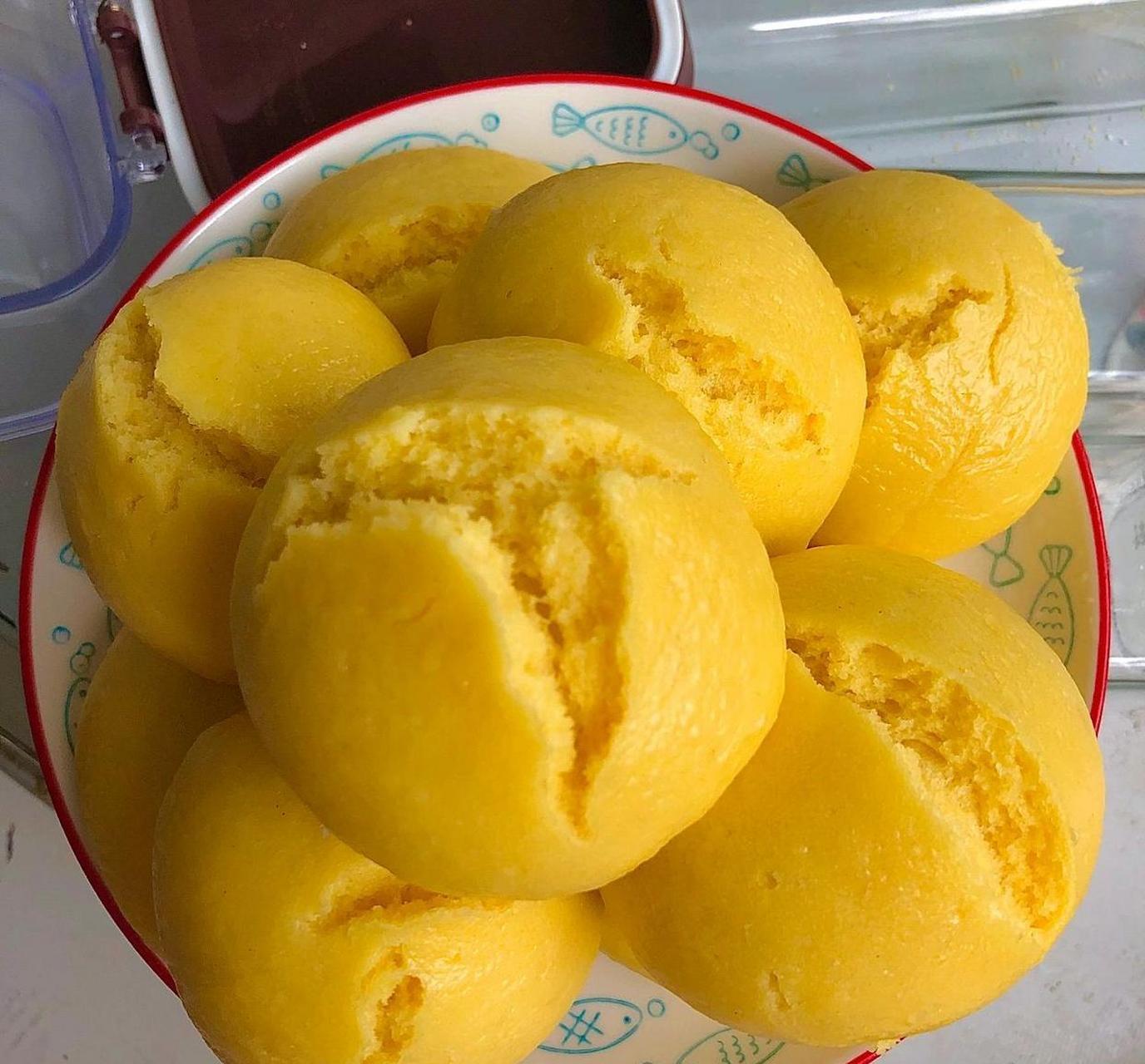 开花玉米馒头|附有详细教程哟～|减脂粗粮厨房小白也能做成功的玉米