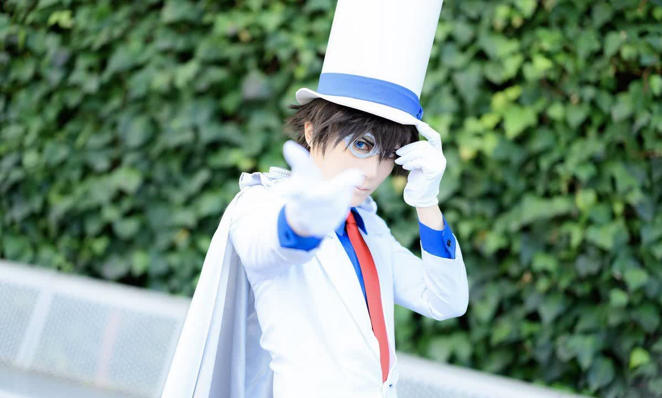 《名侦探柯南》中的"怪盗基德"由日本小哥cos,帅气又帅气!