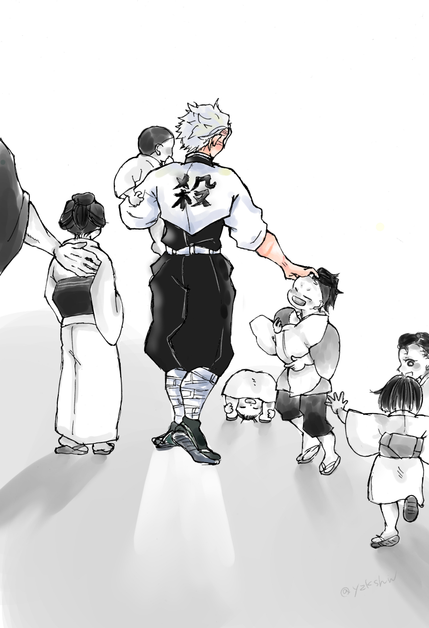 风柱这背影 绝绝子啊[打call] #鬼灭之刃