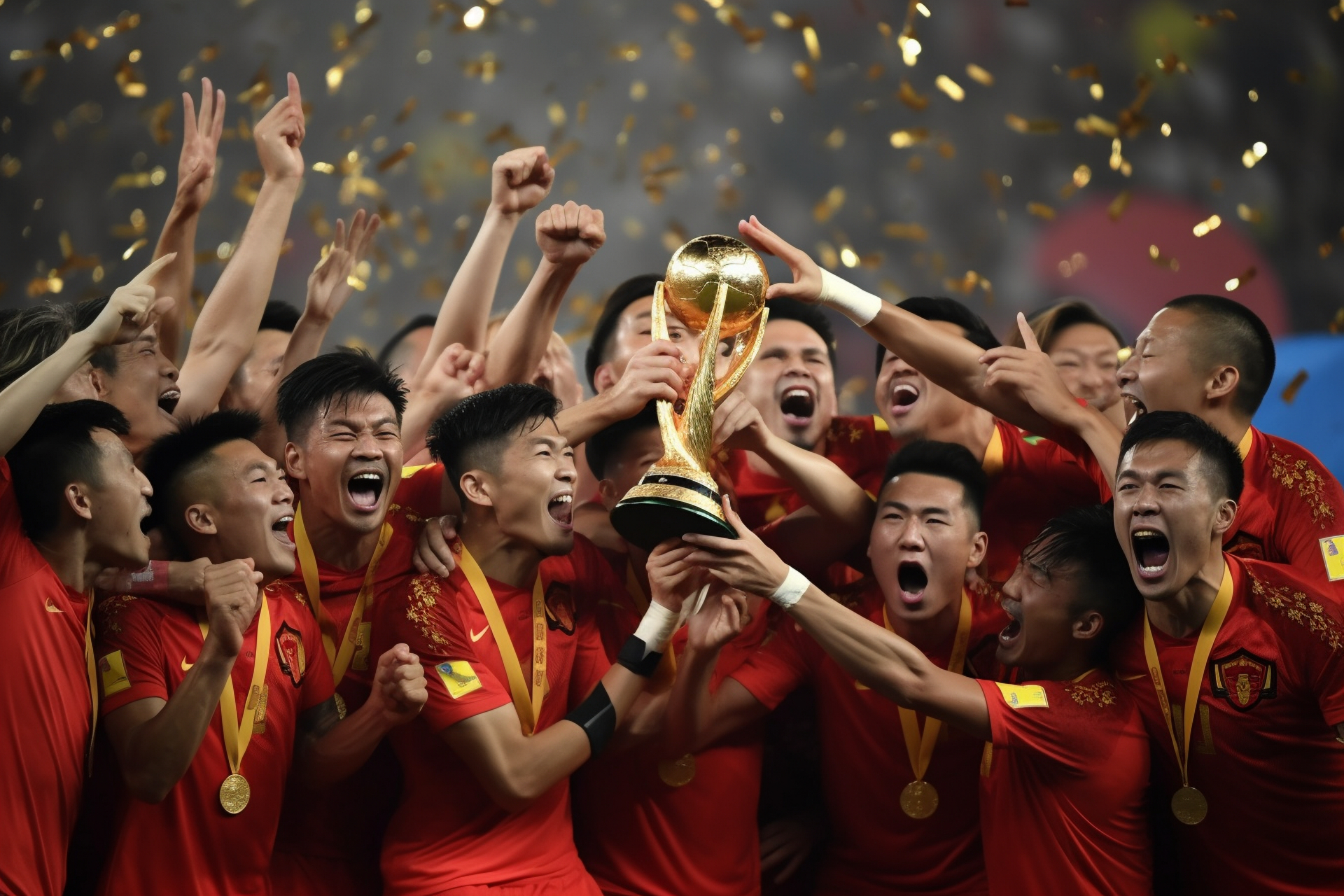 中国男足进世界杯图片