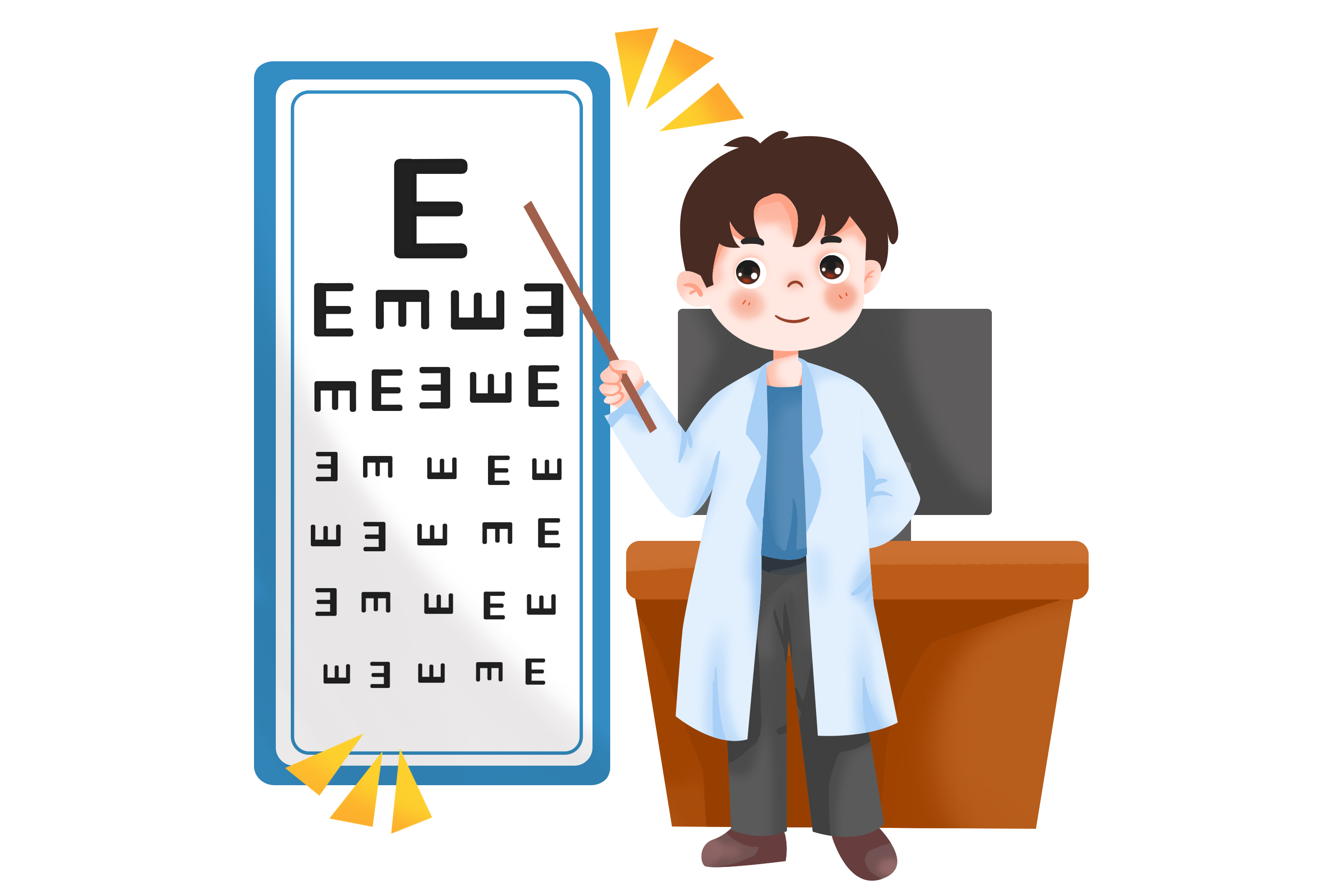 当然除了看视力表测出来的直接数据之外,衡量视觉质量还包括了夜间