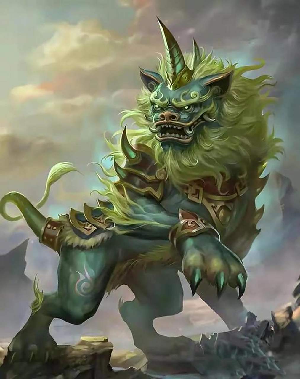 神兽獬豸# #助我曝光啊# #百度仲夏打卡挑战赛# 獬豸又称獬廌,解豸