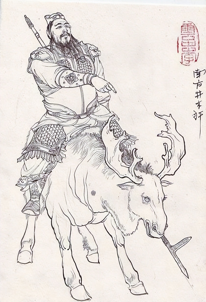 封神演义中的二十八星宿之南方朱雀七宿:  井木犴(沈庚),鬼金羊(赵白