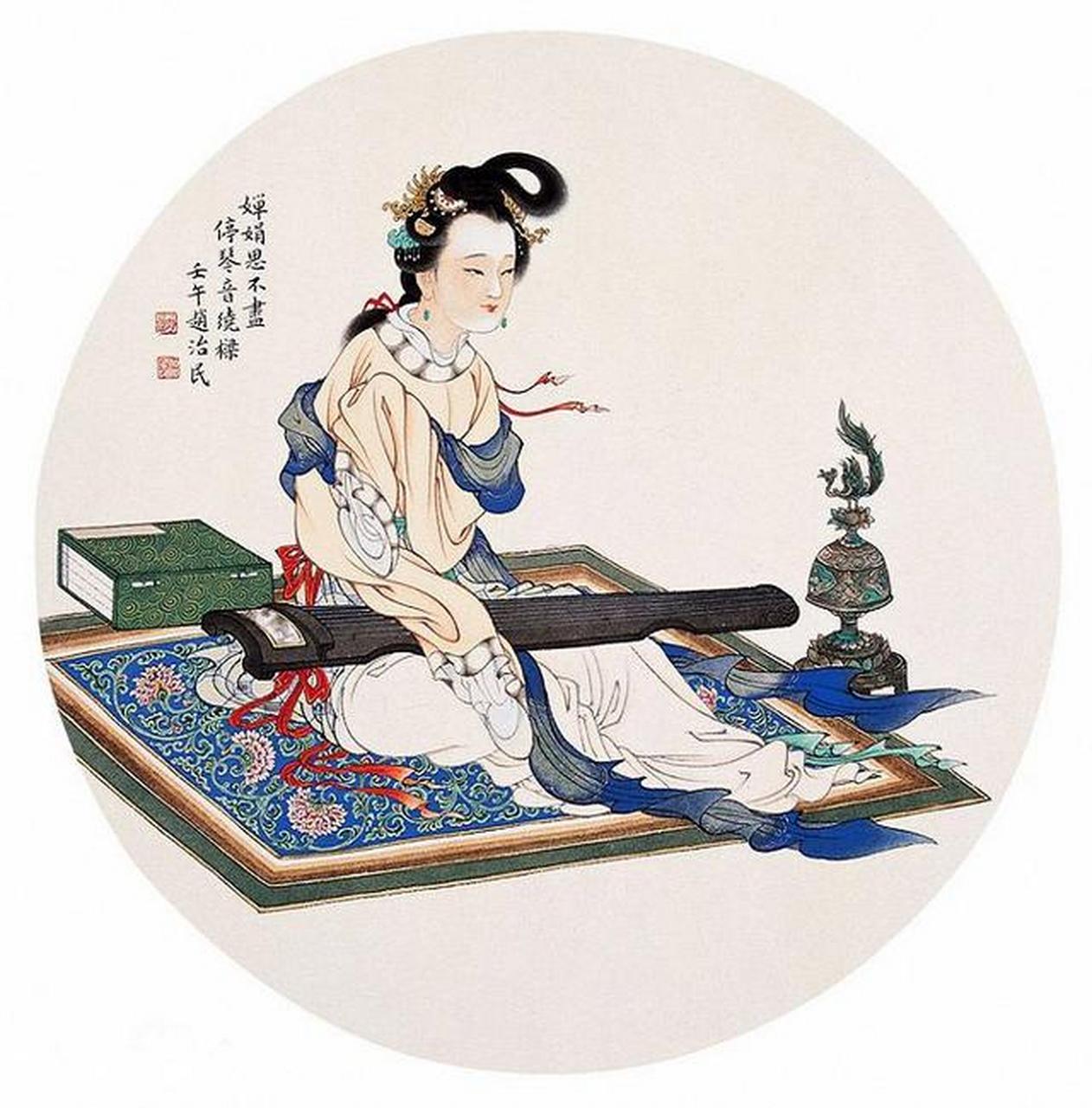 当代画家-赵治民工笔古代人物画选(上):赵治民,1946年生于北京.