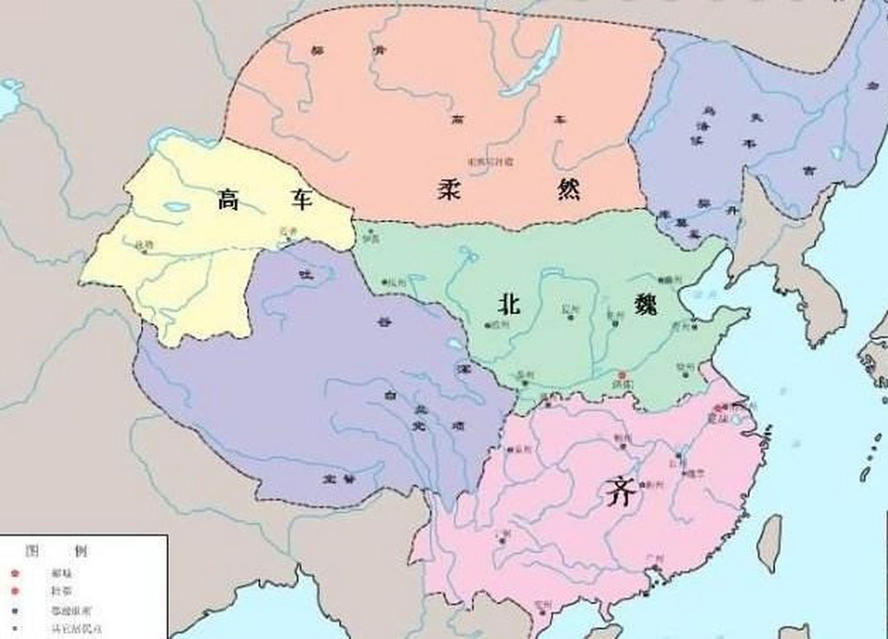 丝路之嚈哒,柔然和高车  剧史料记载,嚈哒人(白匈奴)是高车人的一个别