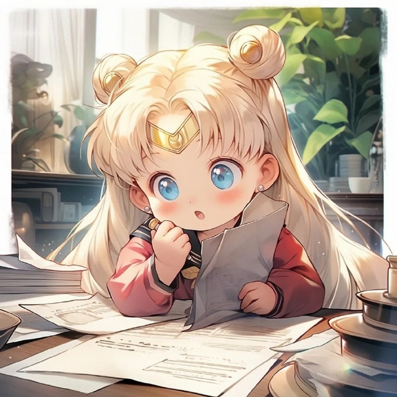 学霸美少女战士上线头像 676767