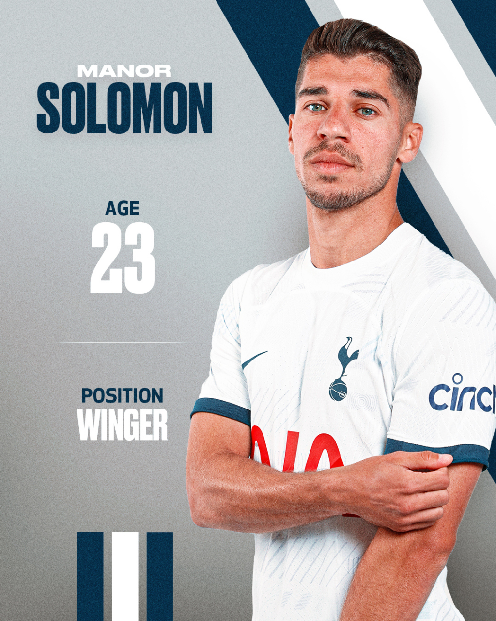 热刺队以免费转会的方式签下了23岁的马诺·所罗门,签订了一份为期