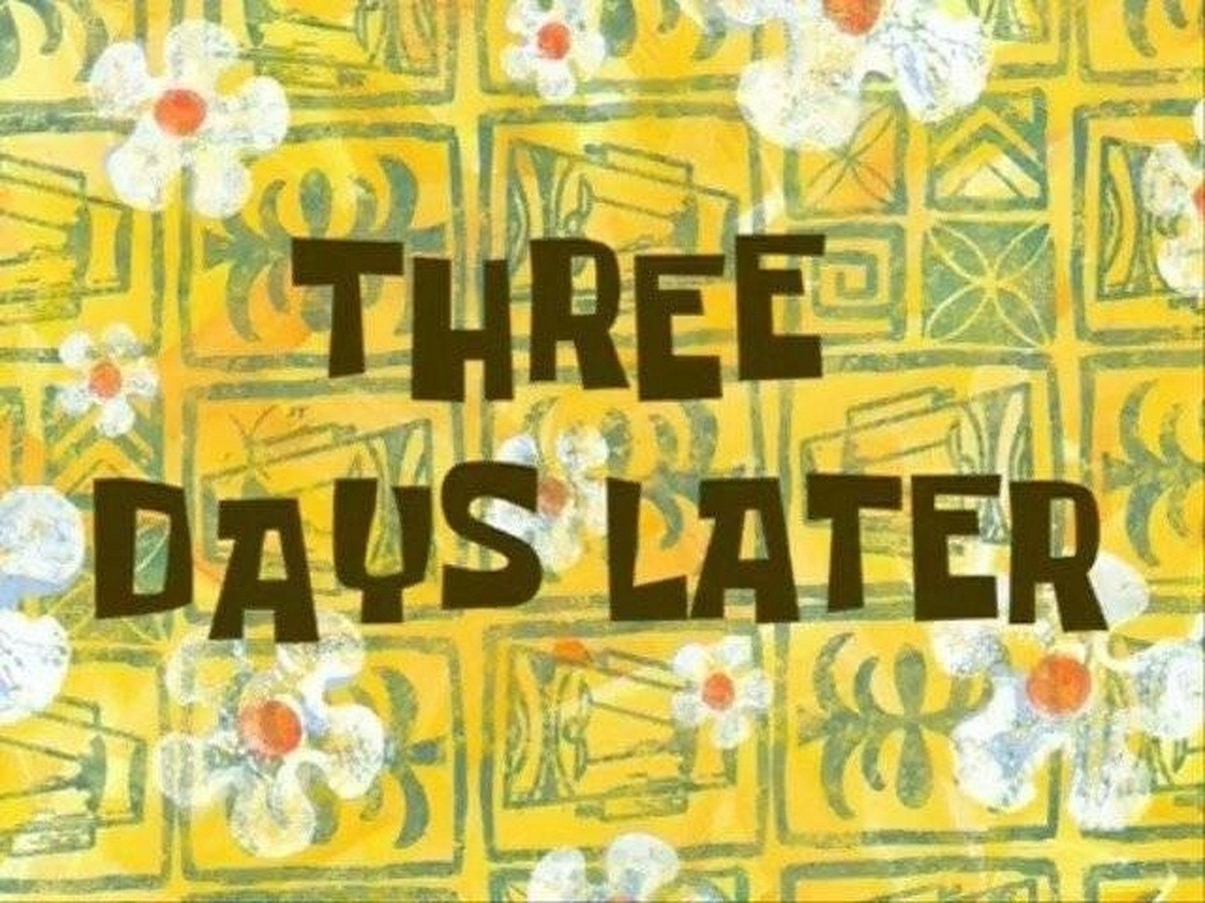 《海绵宝宝》里的时间过场背景图 太爱啦[嘿哈] #海绵宝宝# #背景图