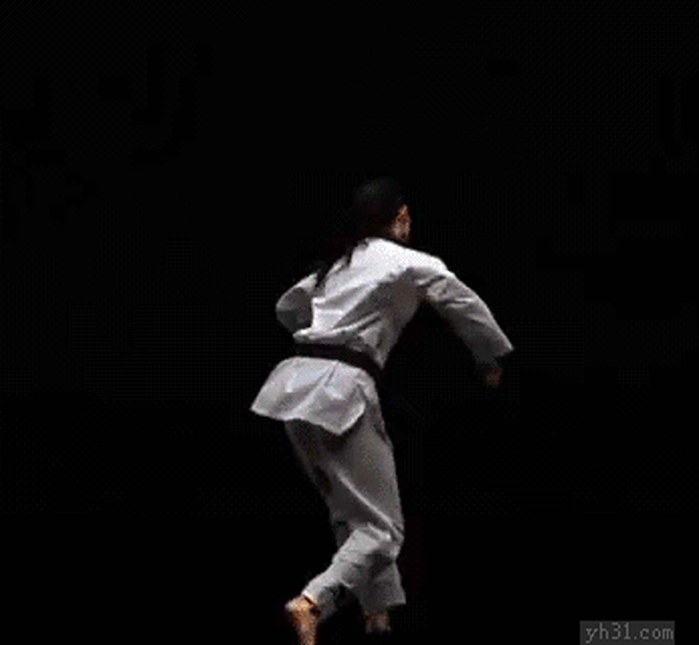 华丽的跆拳道腾空后摆腿#体坛千奇百怪的爆笑瞬间