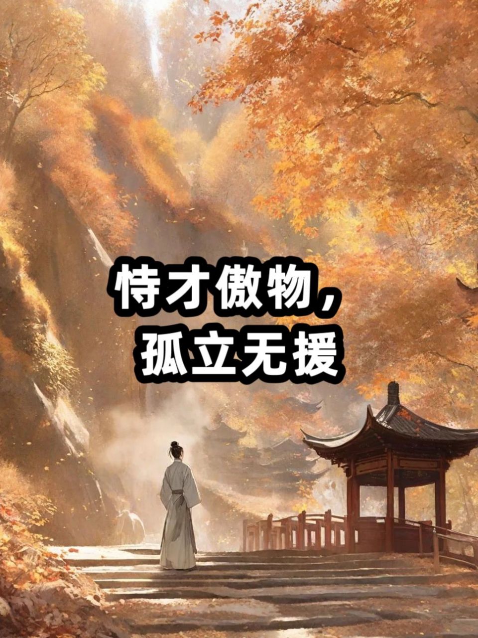 恃才傲物,孤立无援	 才气出众的人往往容易陷入恃才傲物的迷局,认为