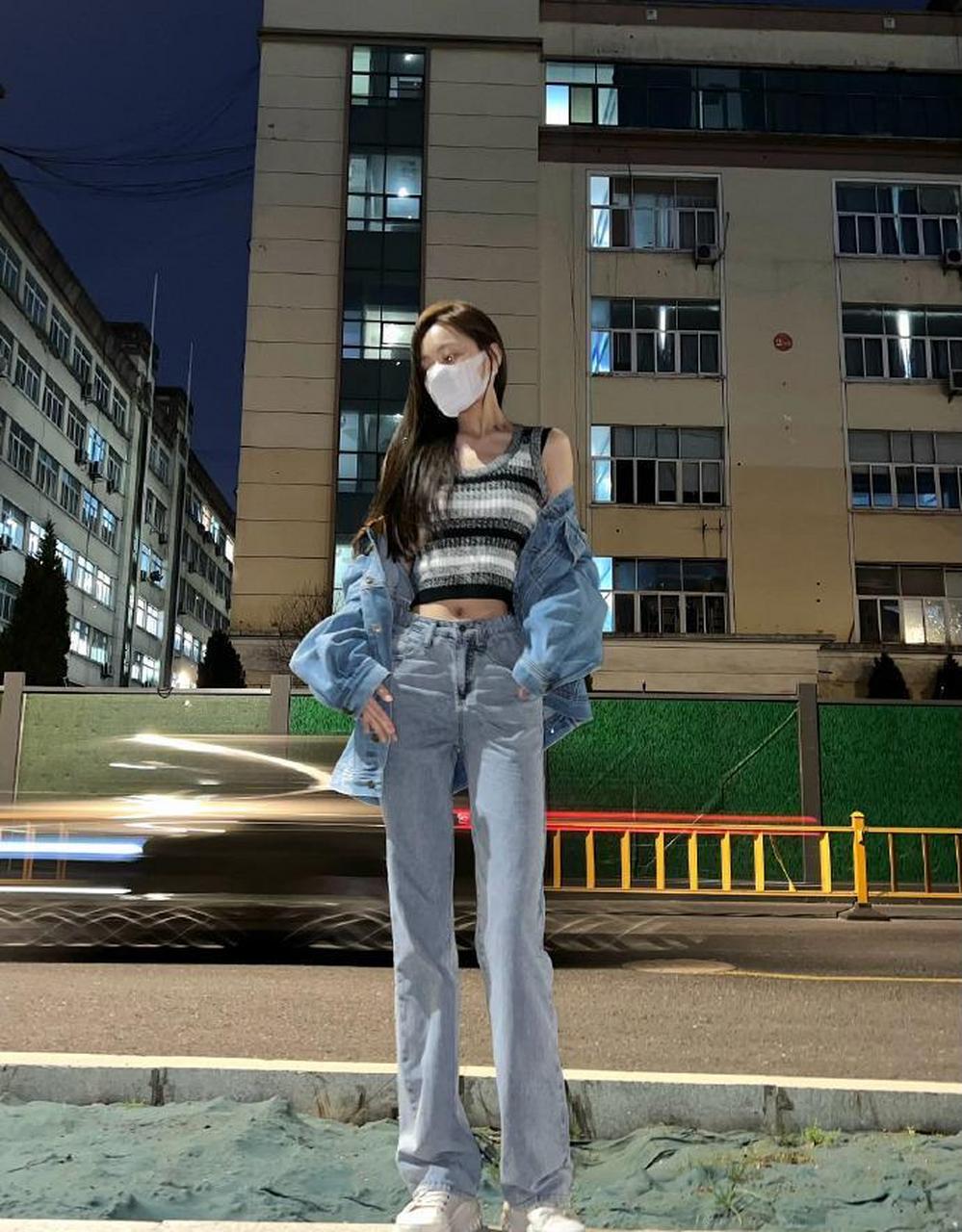 美女王一雯七夕节和男朋友约会,真好看啊