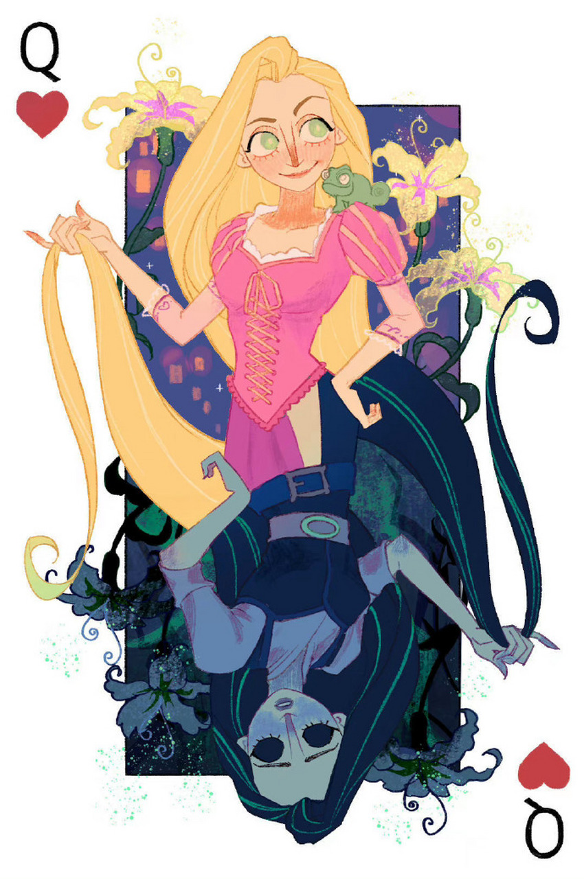 两种突变的童话主题画风对比 动漫插画参考 3436393436