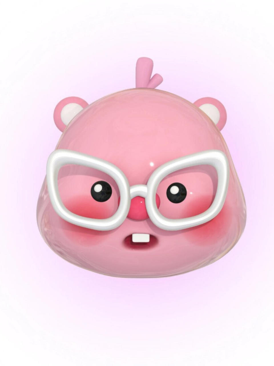 loopy大头照  酷酷的小海狸戴着墨镜,准备冲鸭!