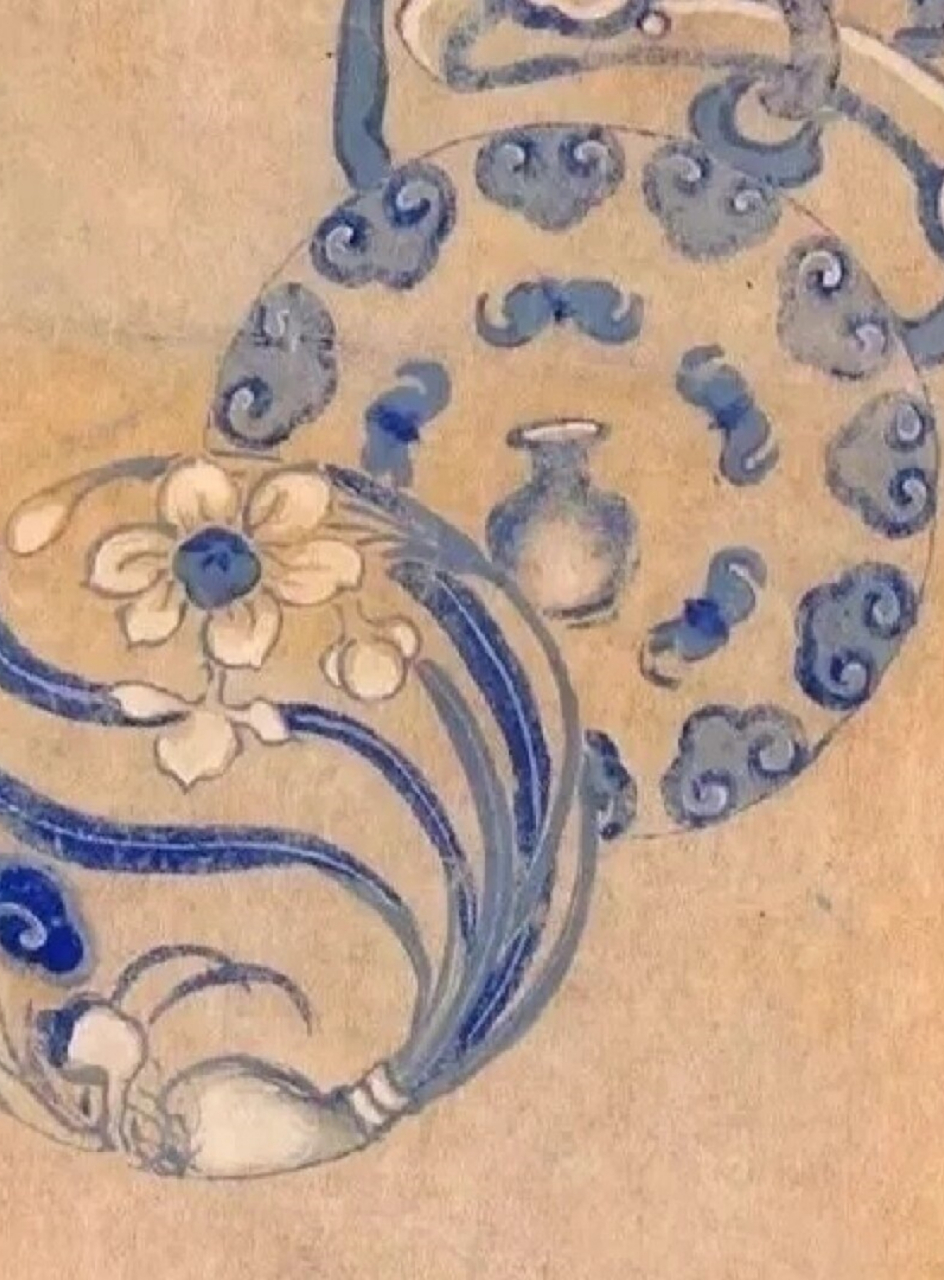 "水仙纹"是中国传统寓意纹样之一,指以中国水仙花为主题的纹样,寓意