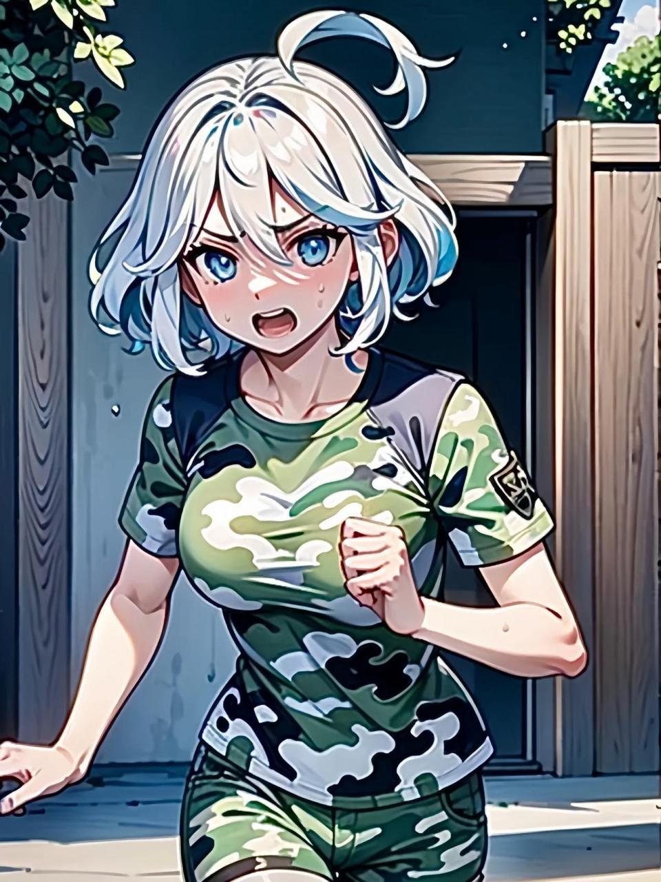 军训显眼包 芙宁娜  谁家小孩军训跟喝了几两二锅头似的[笑哭] 你们