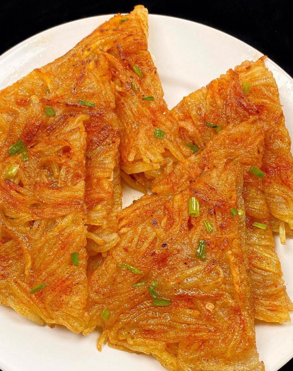 我妈做了半辈子的土豆丝饼!快来学!|这个土豆饼真的绝了!