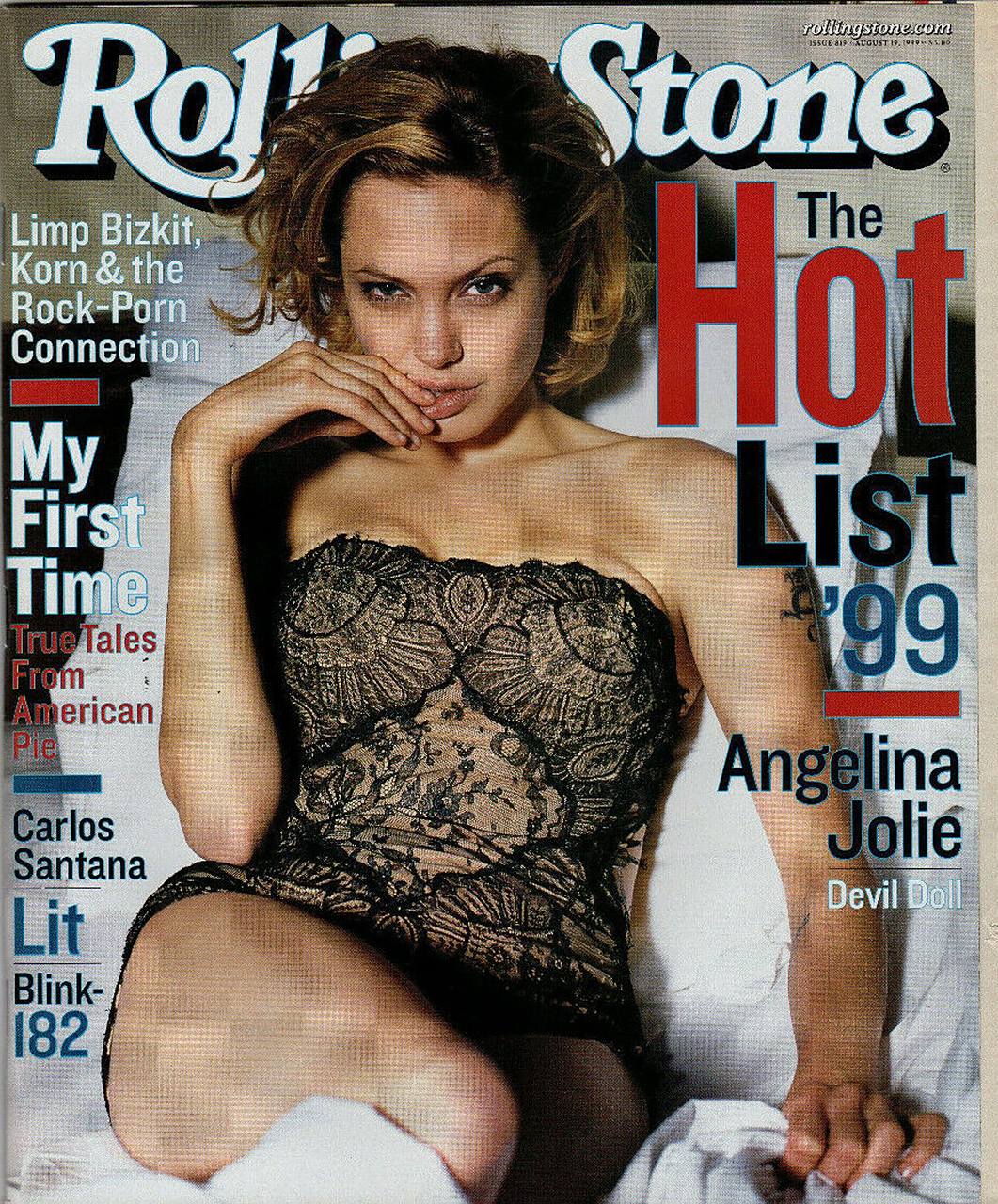 安吉丽娜·朱莉 1999年滚石杂志封面