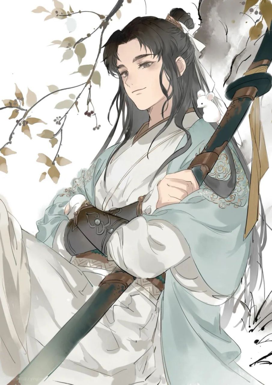 古风插画里的持剑少年,你最喜欢哪一张?