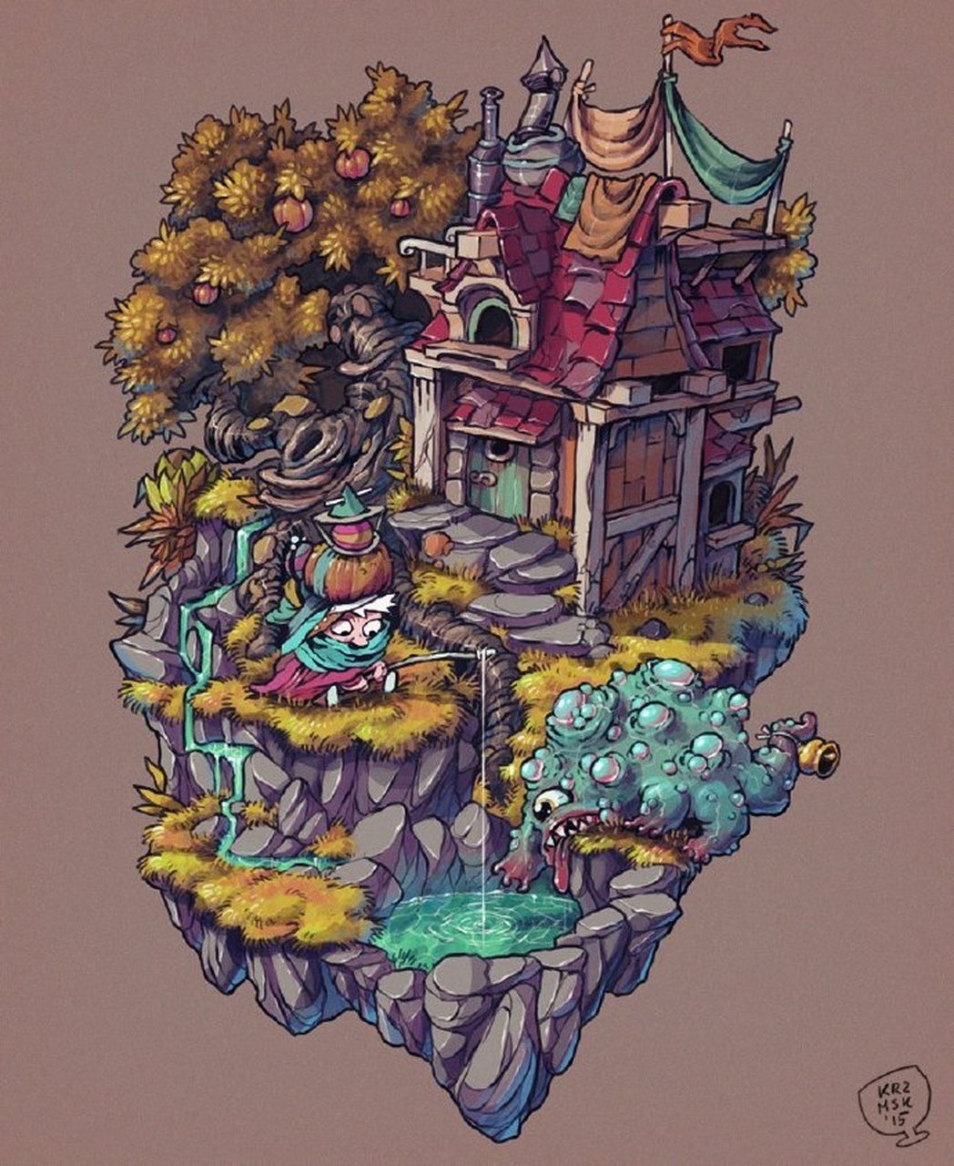 波兰画师 krzysztof maziarz 绘画作品 #绘画# #绘画作品# #绘画欣赏