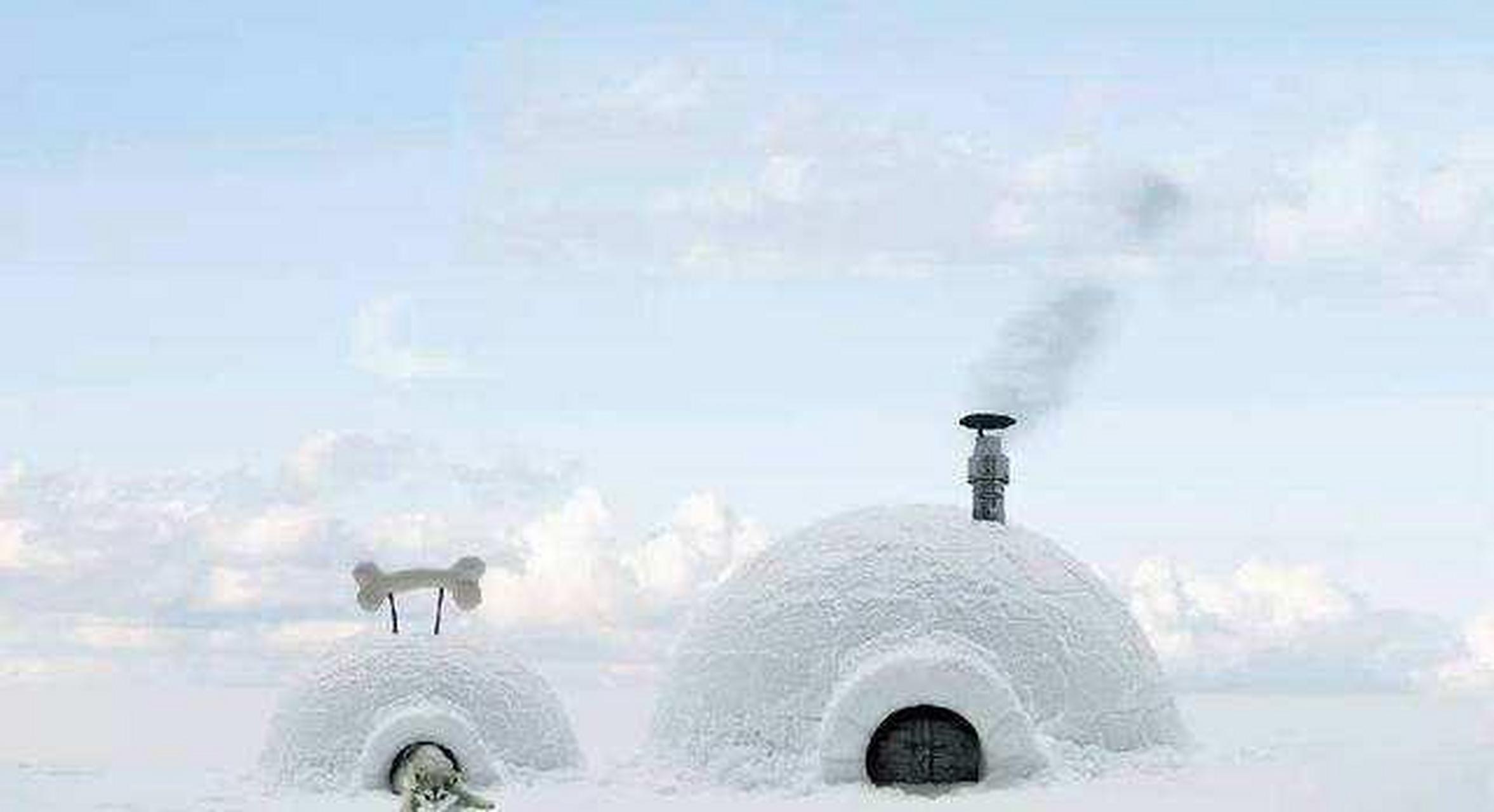 因纽特人住在冰屋里不会冷吗?在屋子内生火,雪不会融化吗?