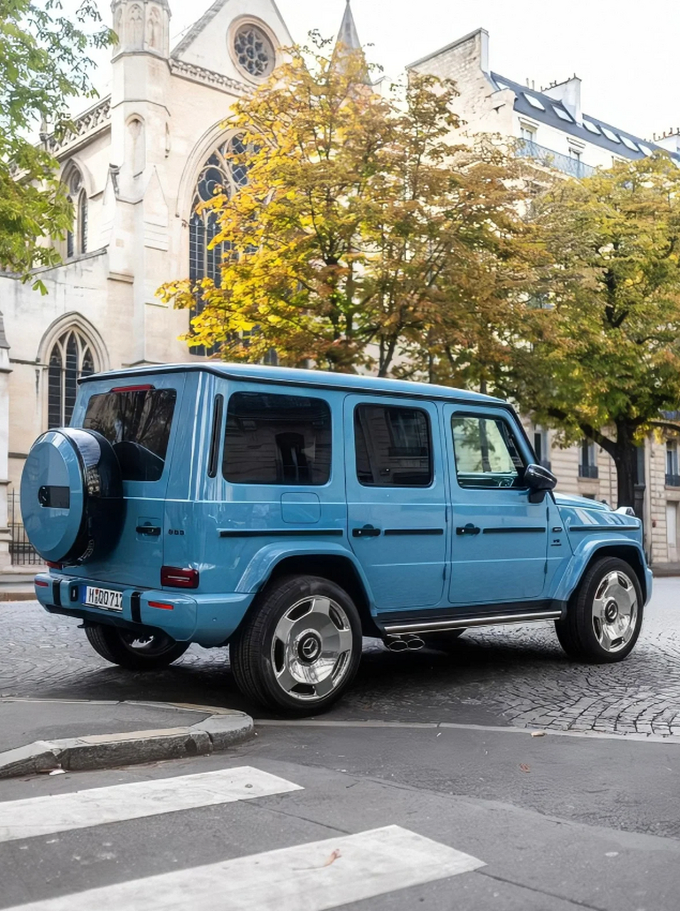 奔驰g63 baby blue,更加迷人!