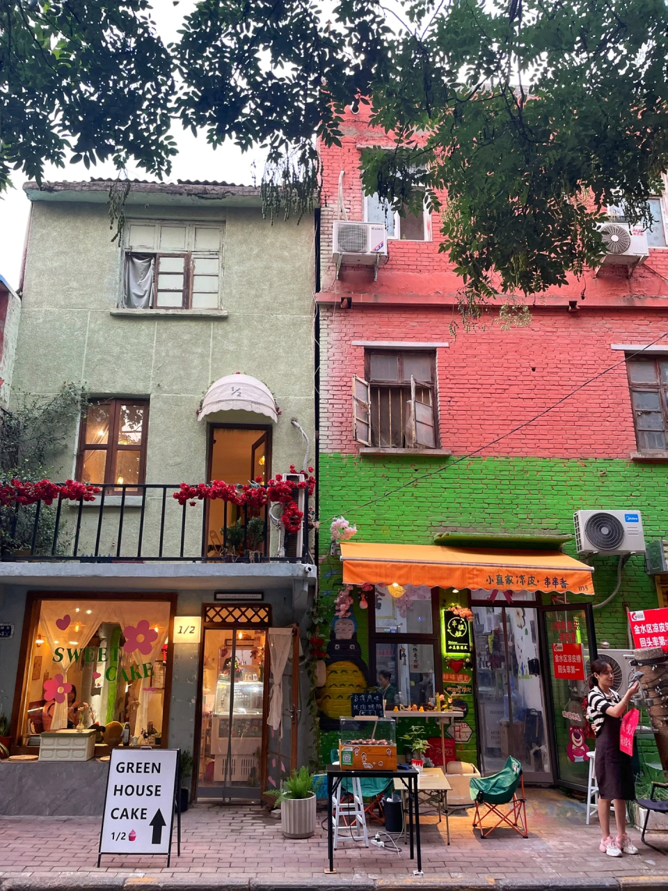 郑州城市漫游# 郑州海滩街,城市漫步新秘境!