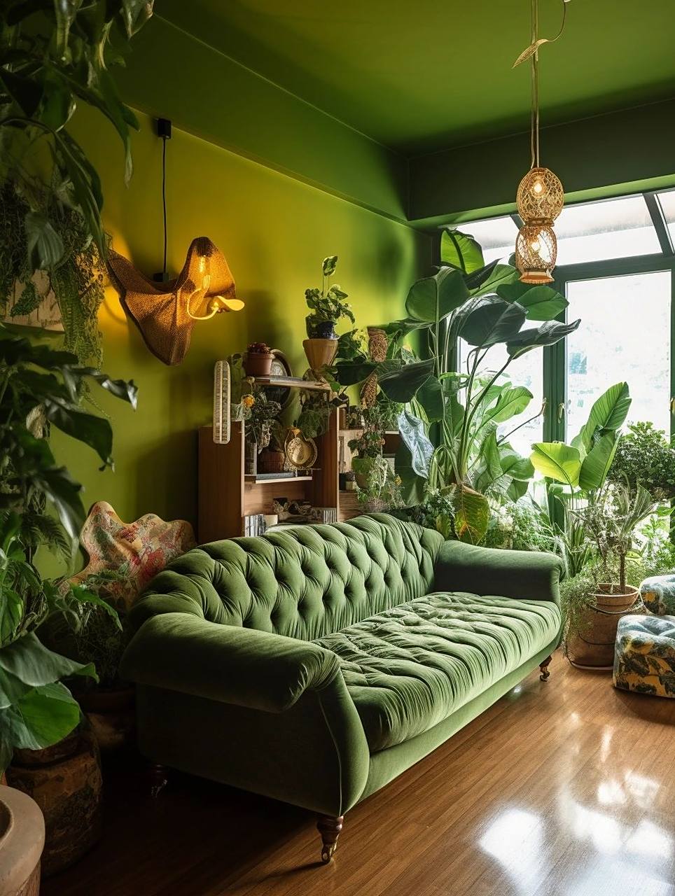 在这篇笔记中,我将分享我的家居室内设计理念,特别是在绿色起居室的