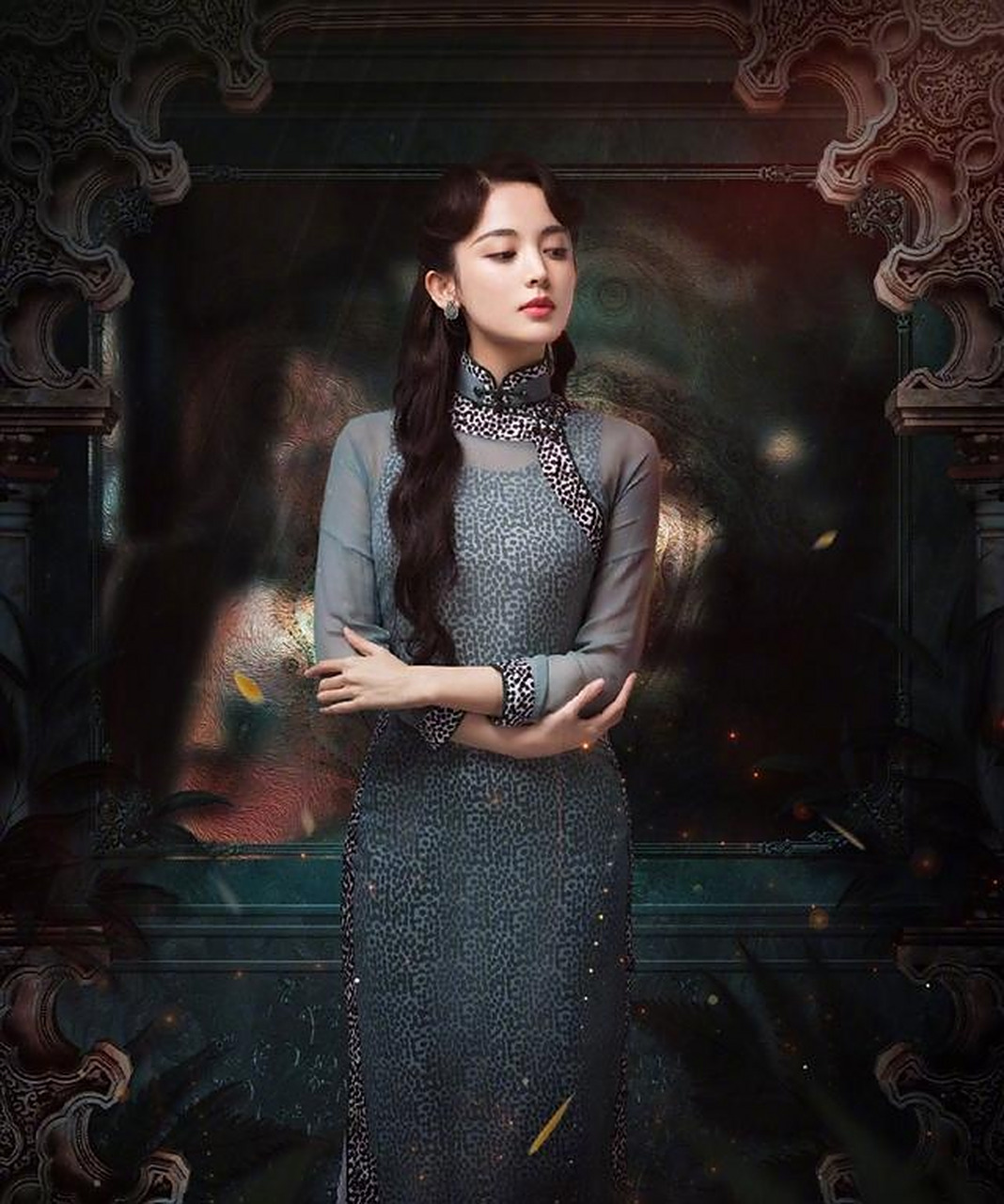 作为一部民国戏,古力娜扎首次尝试民国造型,身穿旗袍的她不愧是美人