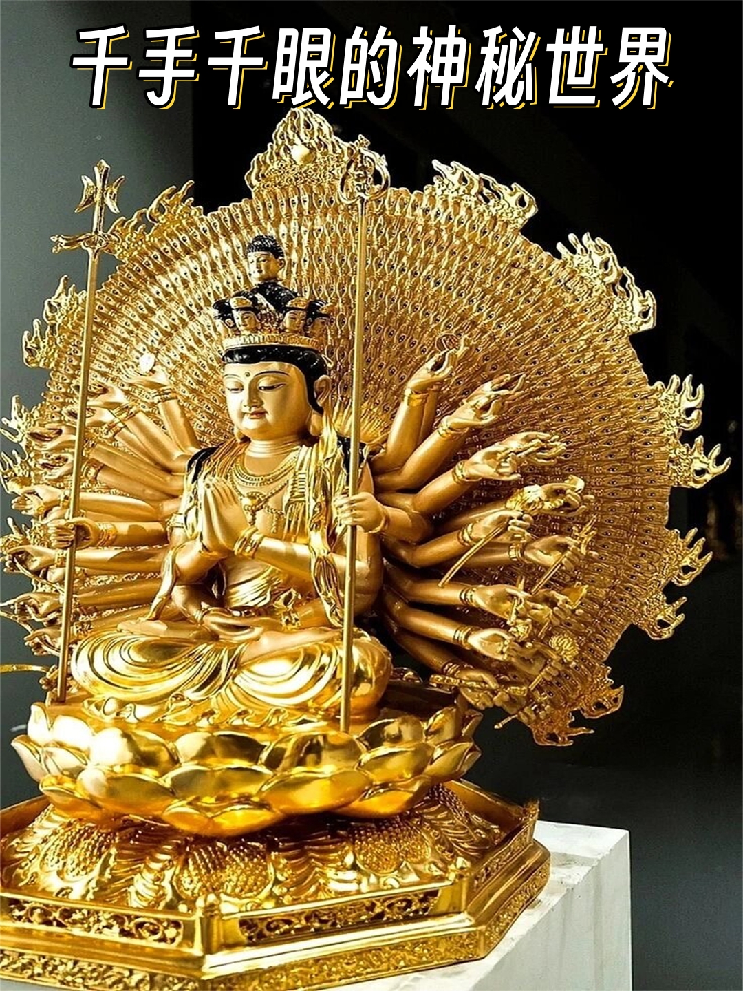 我一直对各种文化和神话故事充满了好奇,特别是关于千手观音的传说