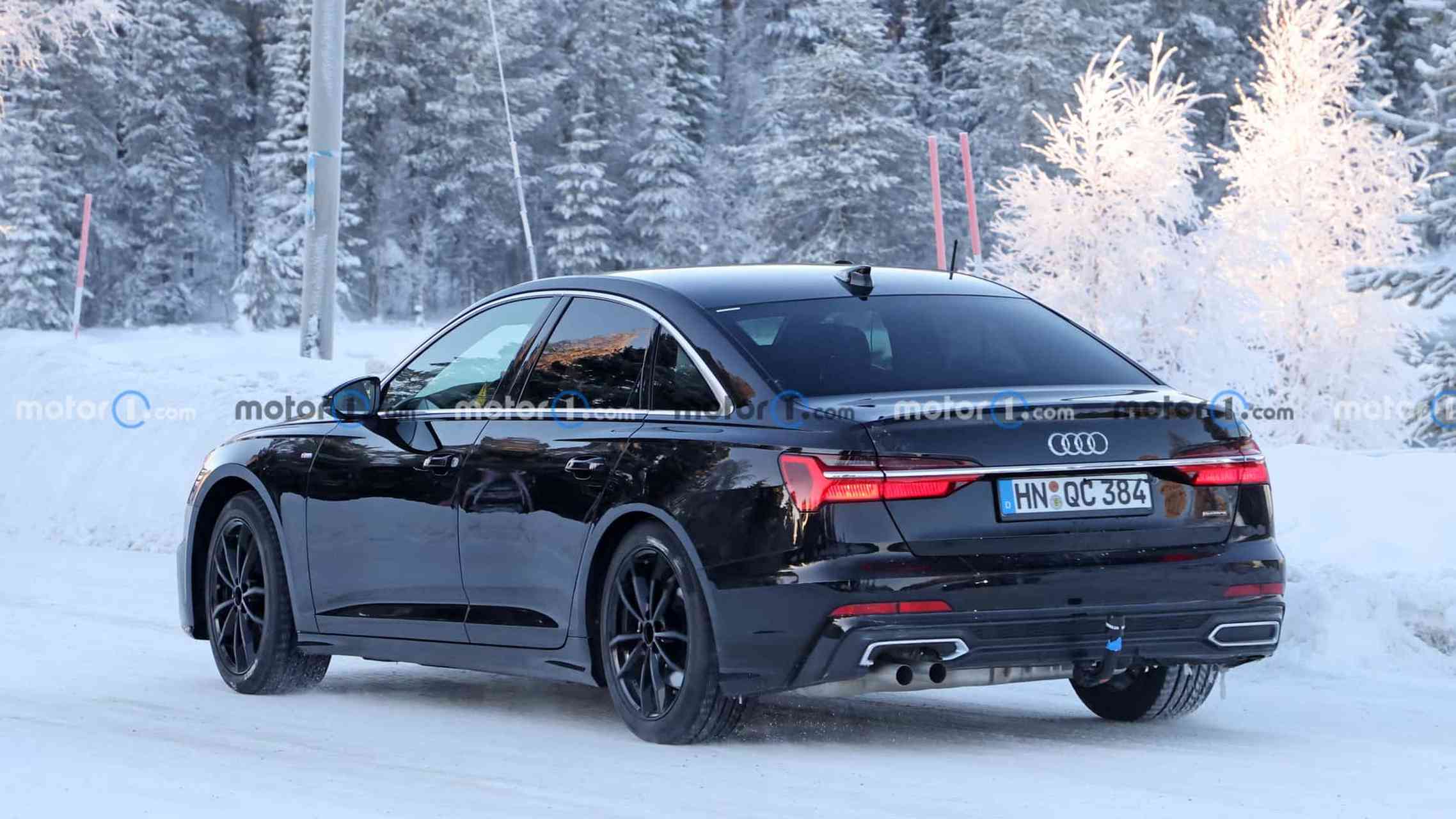 下一代奥迪a6测试谍照曝光,这可能是最后一代采用燃油动力的a6.