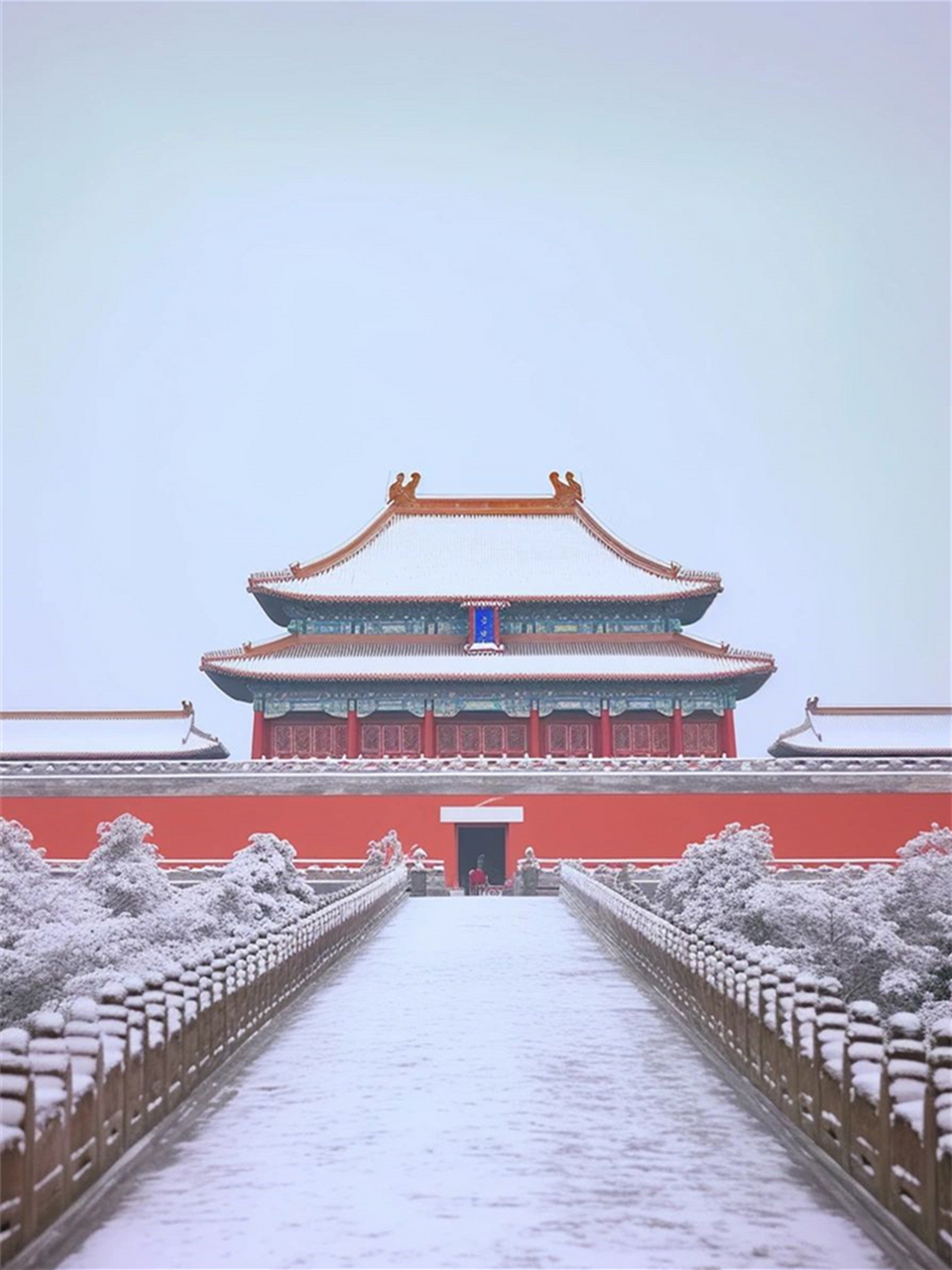 故宫摄影雪景图片