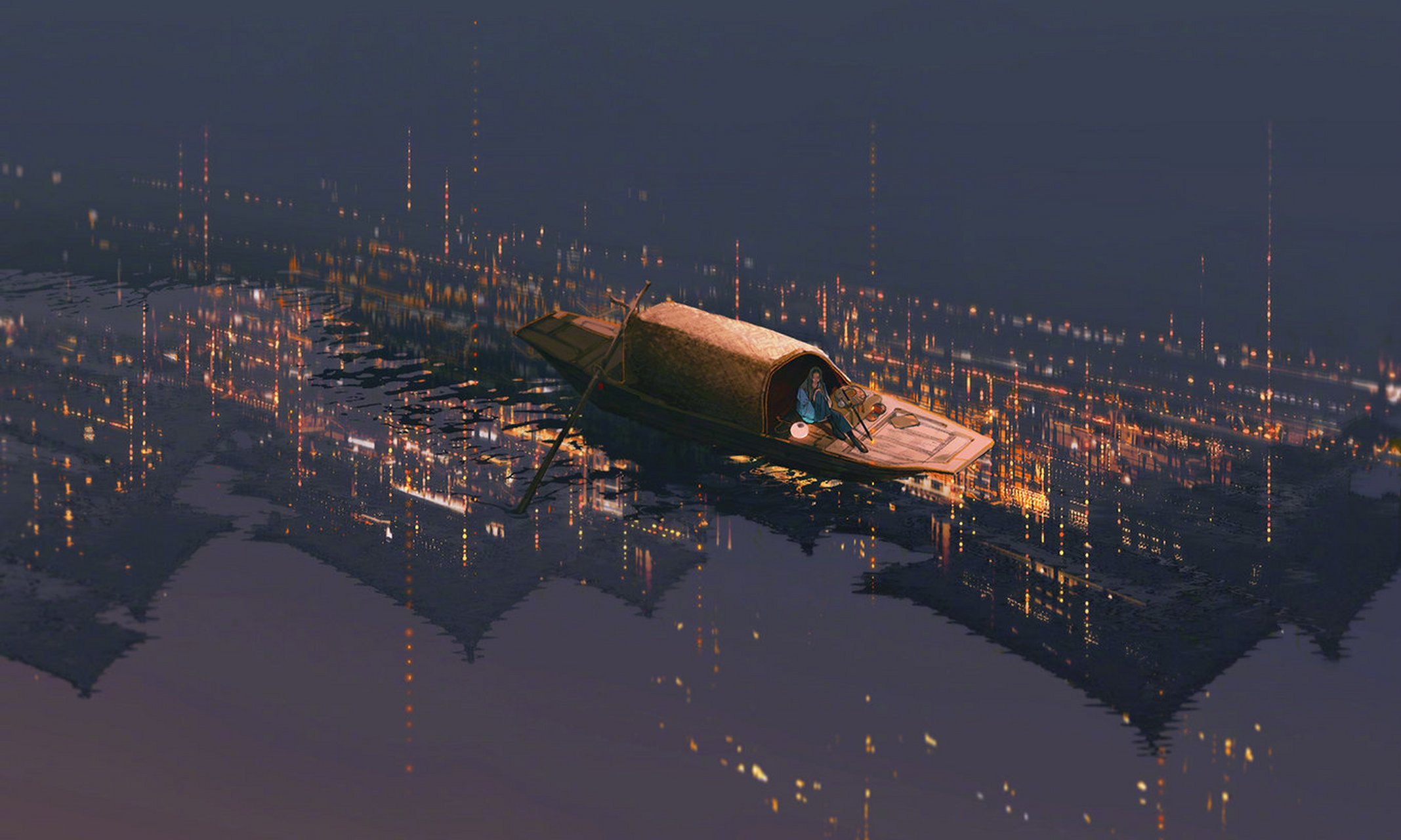 江湖是恩怨情仇,也可以是大好山河 插画师:伊吹鸡腿子