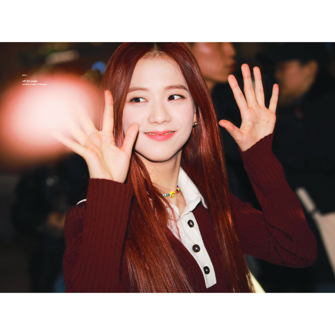 春日穿搭 kimjisoo金智秀日常私服穿搭分享 上衣|tommy hilfiger