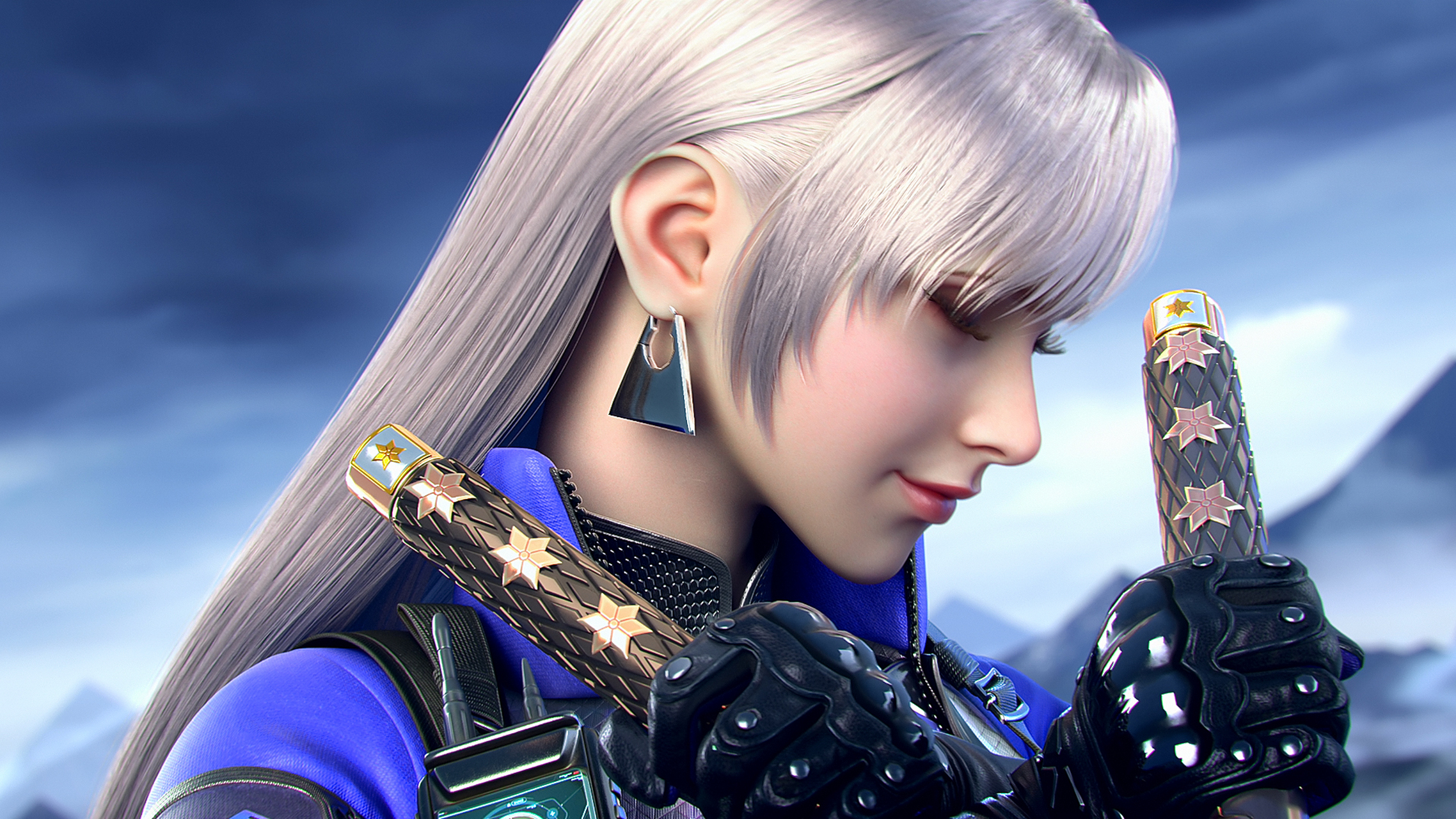 动漫女神|cf穿越火线高清壁纸:heartshot电竞女子战队由五位青春少女