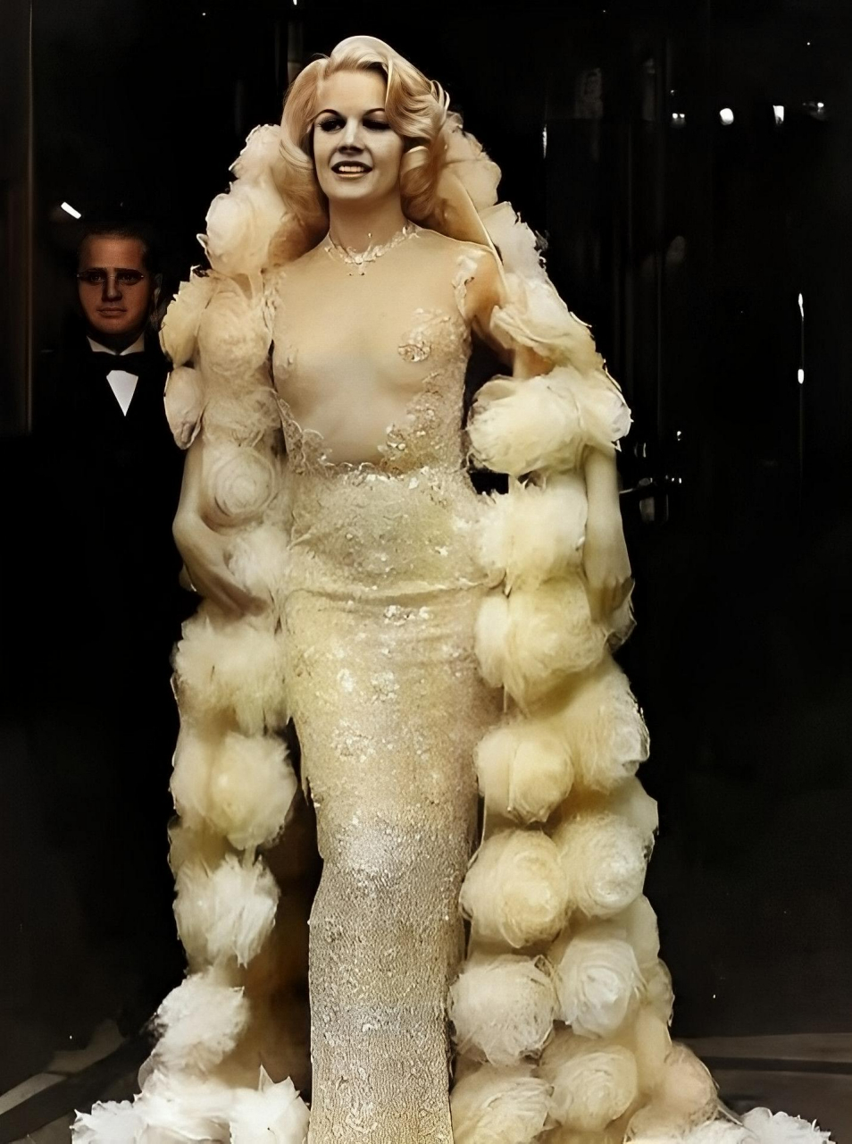 上世纪六十年代山,新一代,美国性感女星卡罗尔贝克照片.