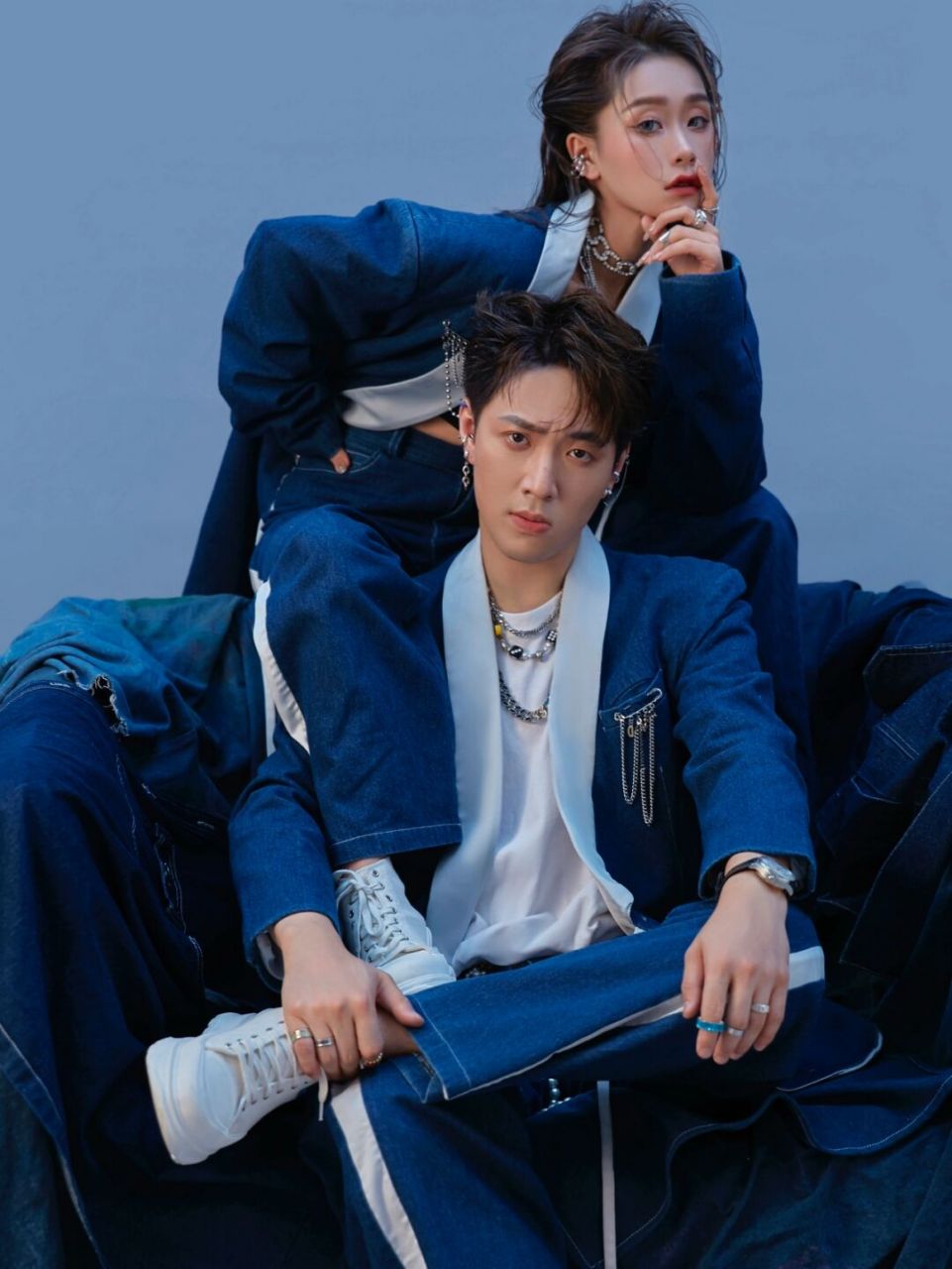 情侣写真超拽的克莱因蓝西装酷飒感  我想拍&了解扣1 邂逅神秘的克莱