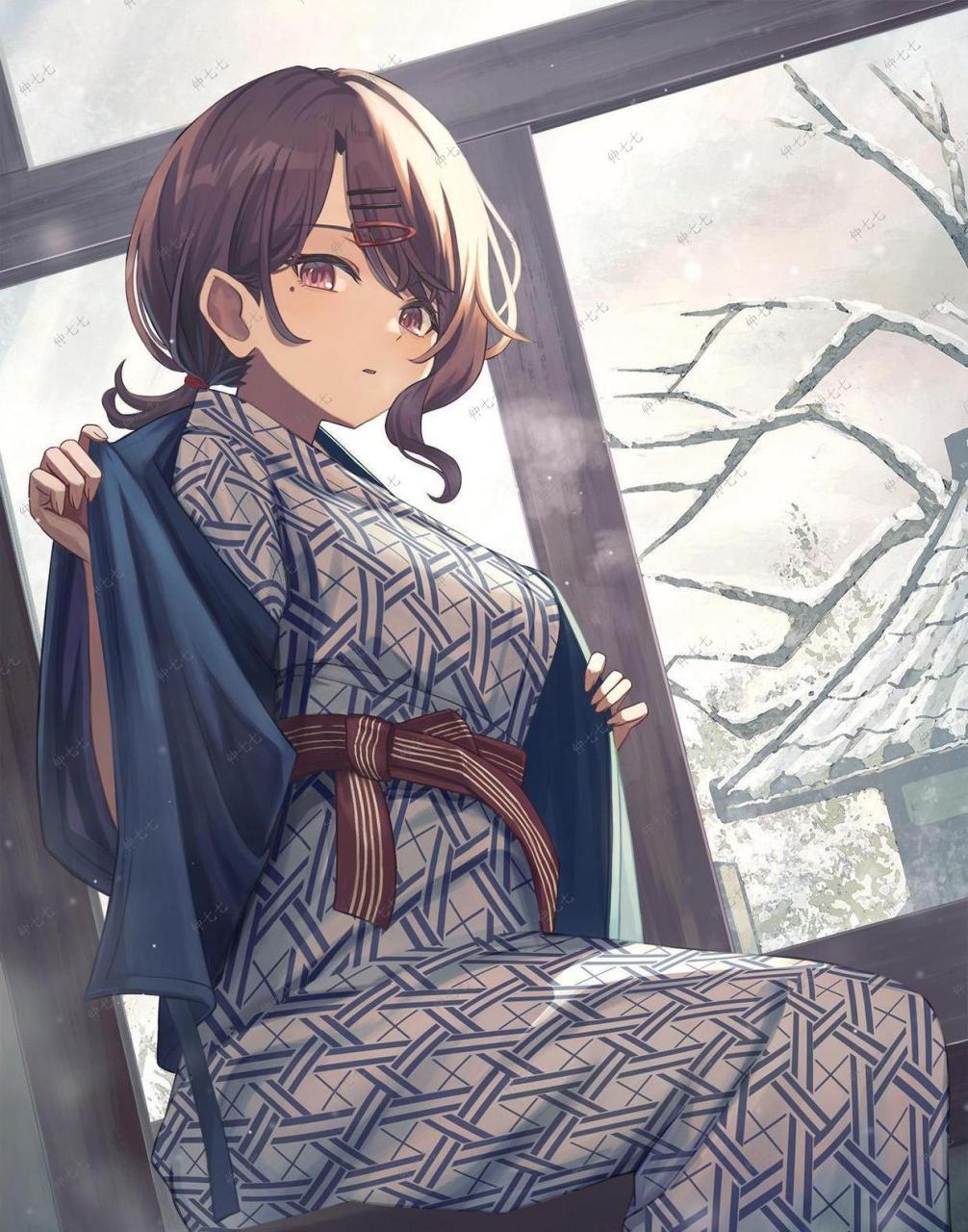 浴衣樋口圆香 画师:よなよる