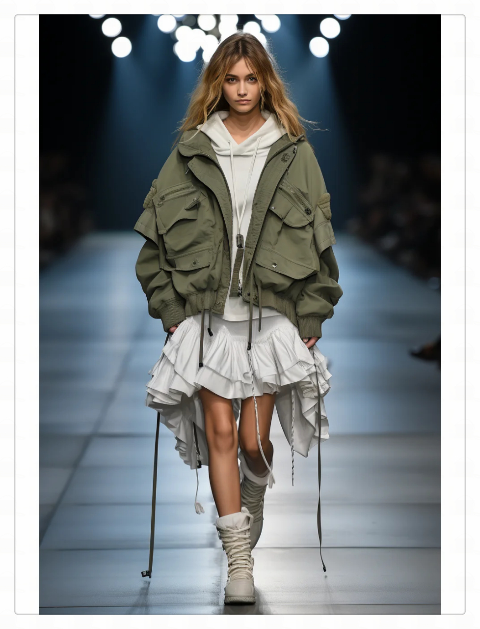 服装设计 千禧怀旧  在这个系列中融入了一些户外和运动元素,巧妙地