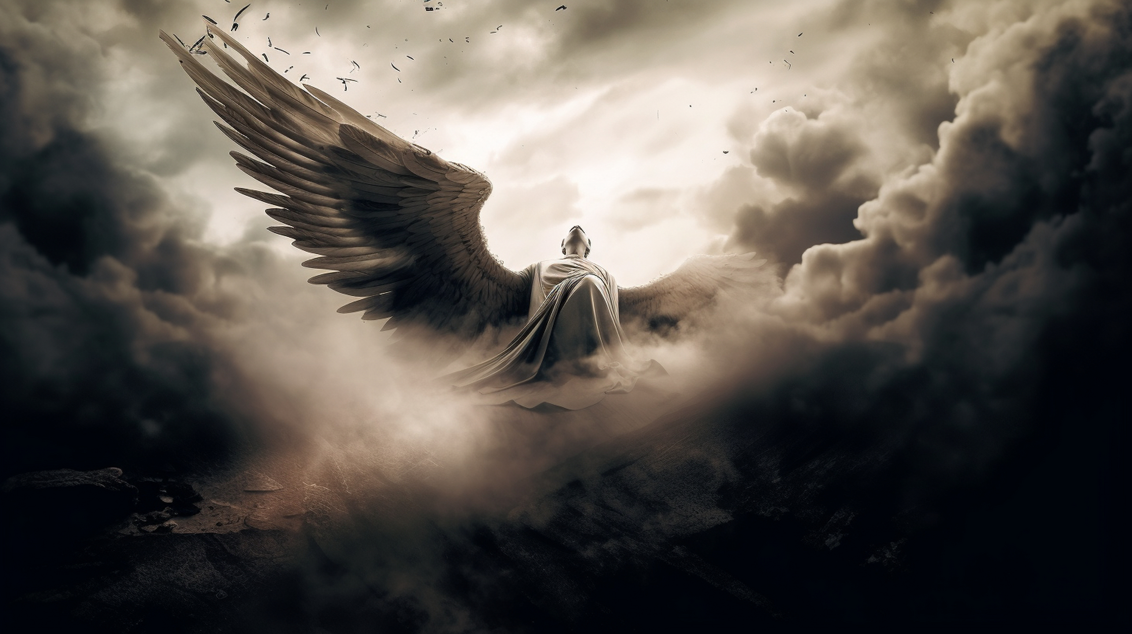 天使陨落!意境拉满拉满!