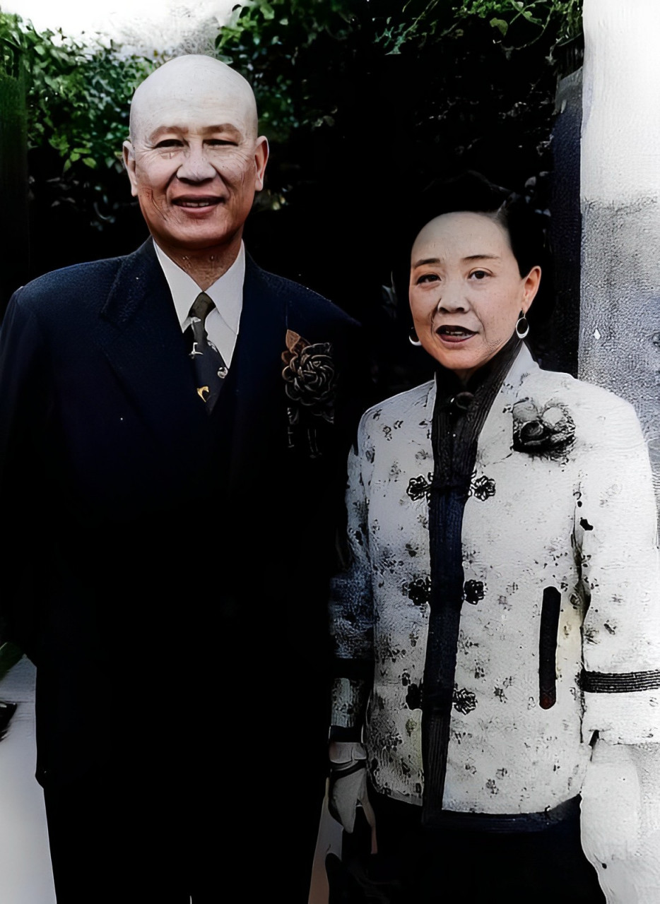 1935年,小诸葛白崇禧与妻子马佩璋的照片,马佩璋出生于名门望族,家境