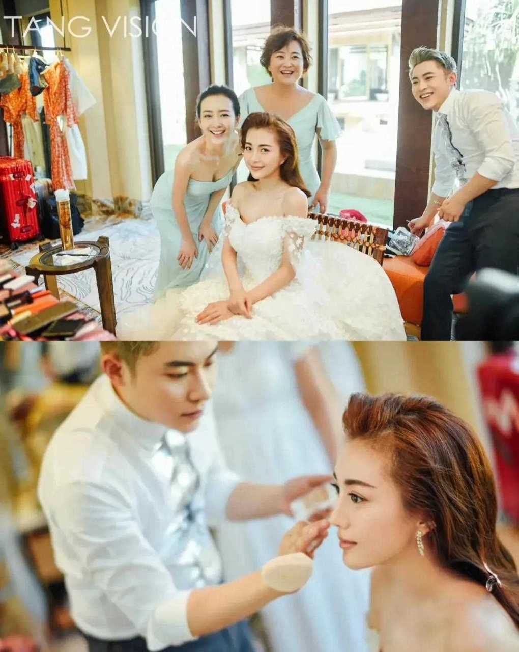 [大笑] 那个时候,贾玲给包文婧做伴娘,还有二姐张歆艺,没想到她和