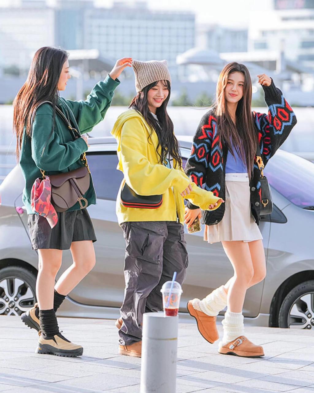 newjeans全员私服 美少女初秋穿搭模板