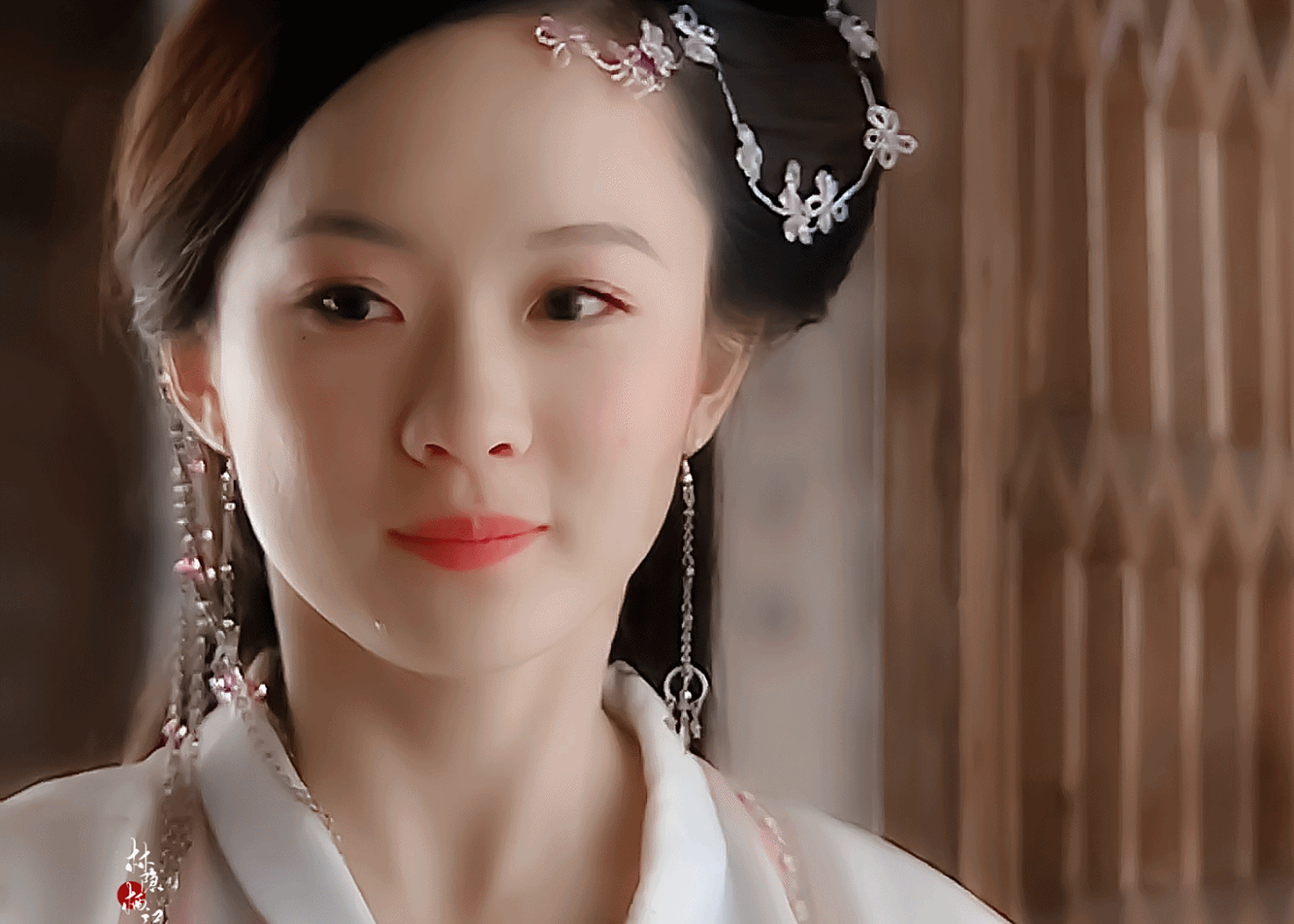 霍思燕古装造型楚楚动人的样子有谁不爱 以前的妆造都很好看 是一种