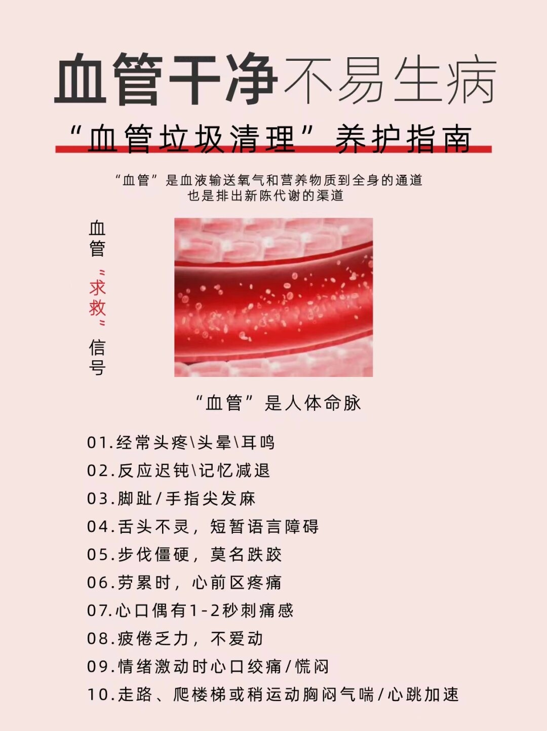 血液干净不生病脑血康滴丸说明书血管堵塞的自我检测净化血液顺口溜