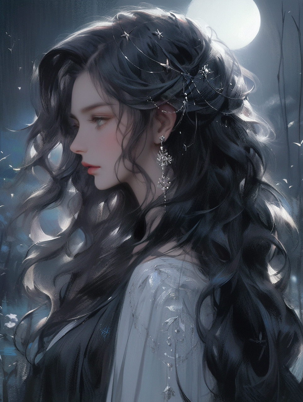 ai绘画|指环王精灵女|edge插件-journeydraw  提示语:the elegant