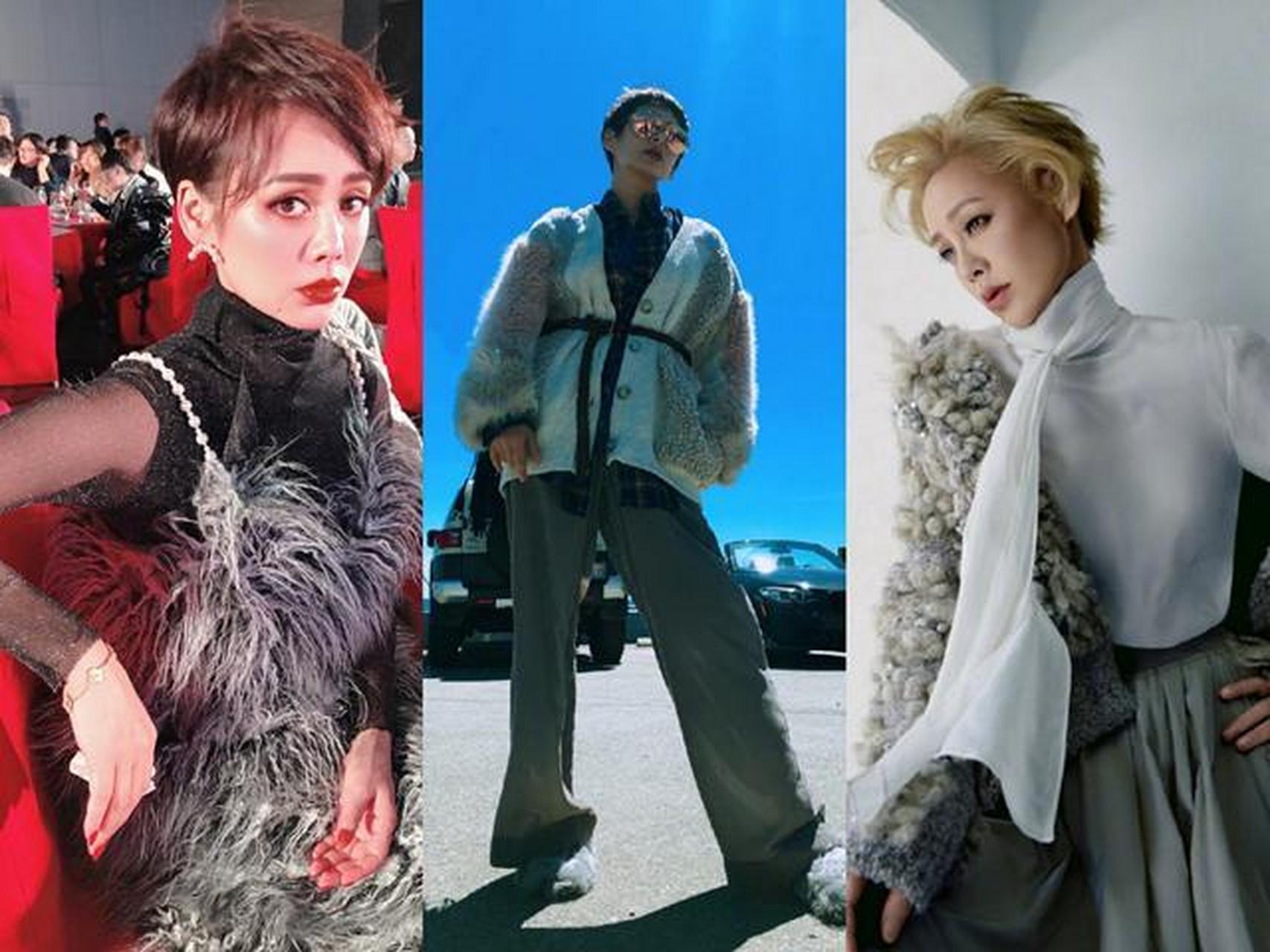 宁静的穿搭总是另辟蹊径,让人琢磨不透,看起来又怪异又和谐,非常与众